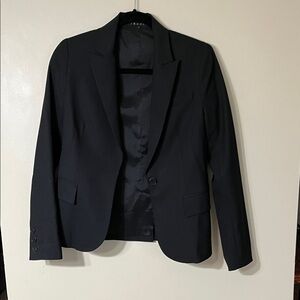 Theory Elegant Black Womens  Blazer